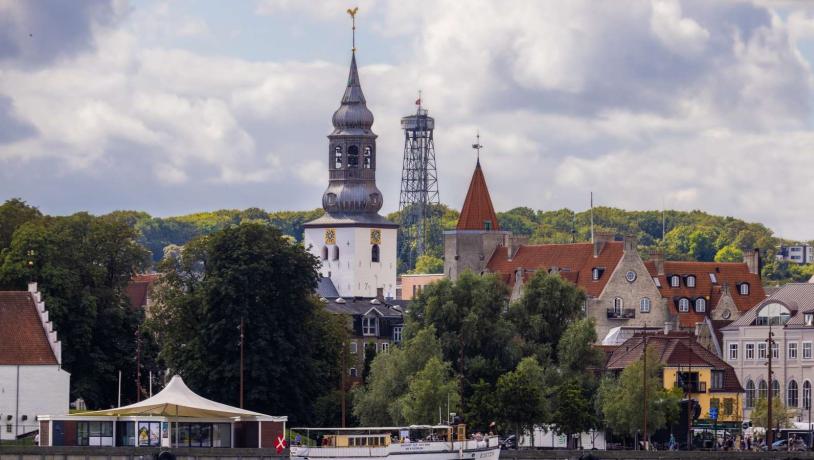 Budolfi kirke og aalborg tårnet