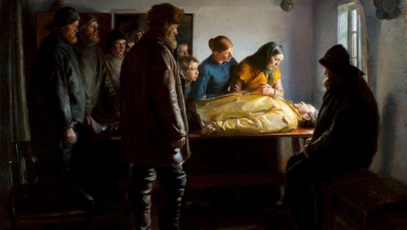 Michael Ancher: ”Den druknede”. (1896)