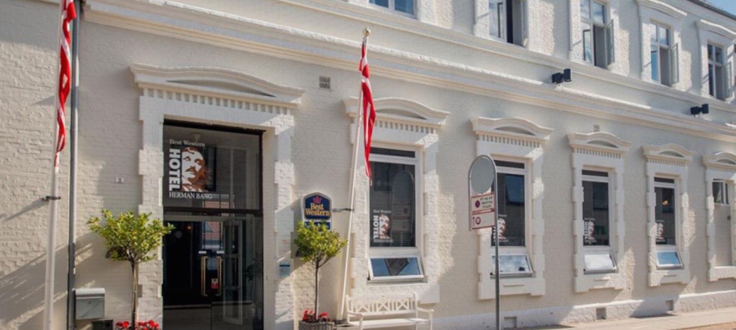 Indgang til Best Western Hotel Herman Bang