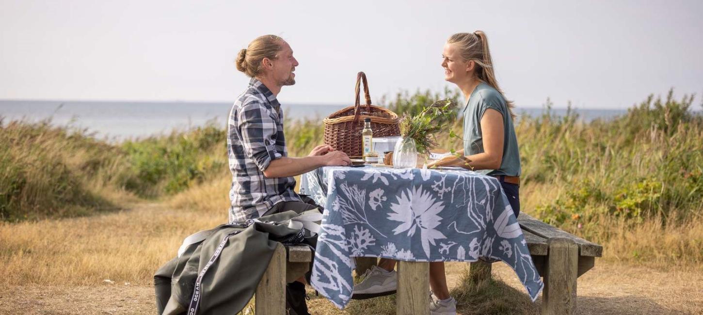 Par på picnic på Læsø