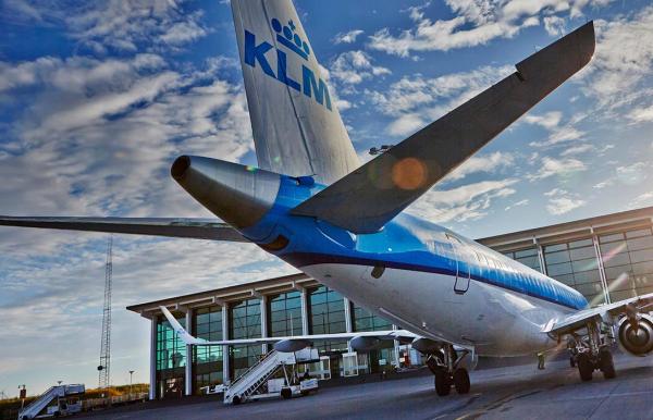 Aalborg Lufthavn - KLM fly