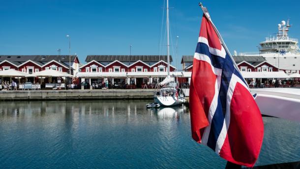 Norsk båd i Skagen havn
