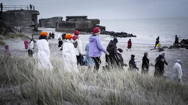 Vinterbadning i Skagen