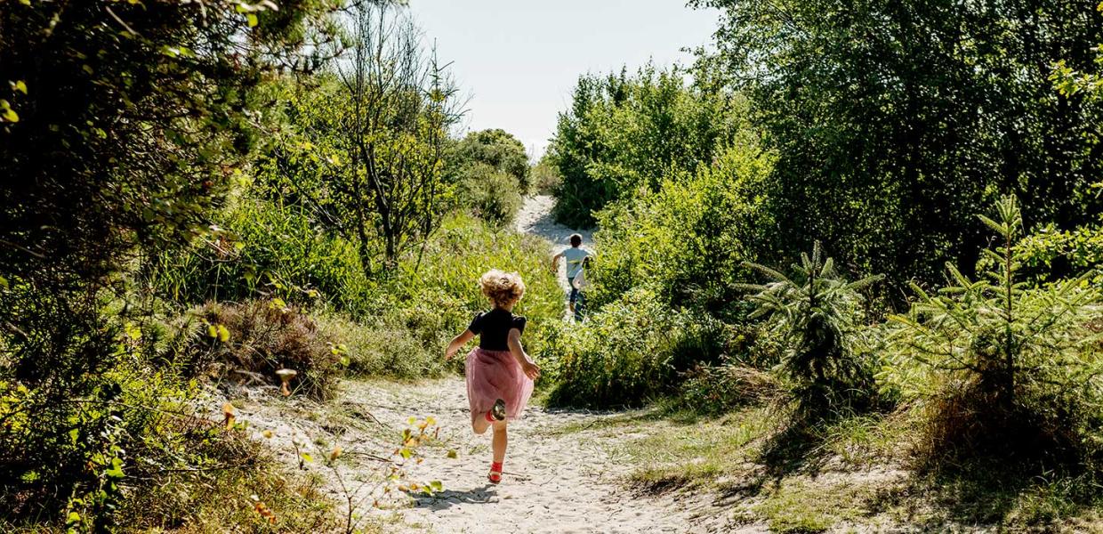 Børn på strand