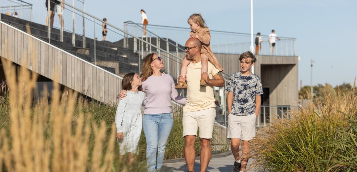 Familie på vestrefjordpark