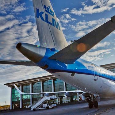 Aalborg Lufthavn - KLM fly