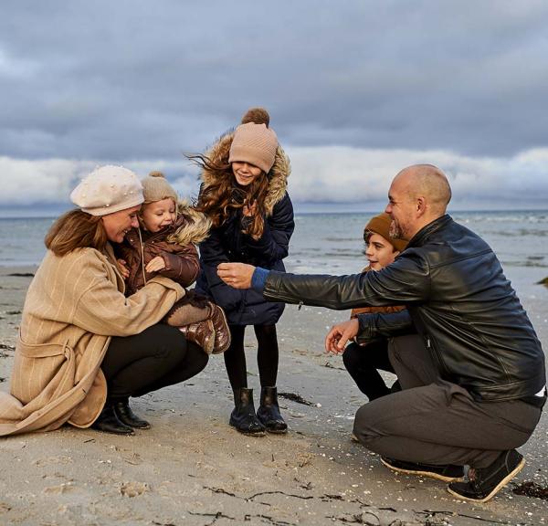 Efterår på stranden