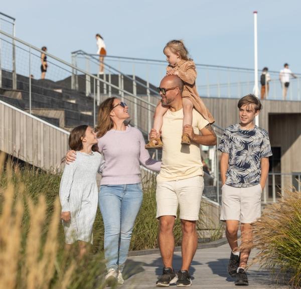 Familie på vestrefjordpark