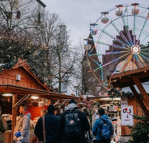 Julemarked i Aalborg på Gammeltorv