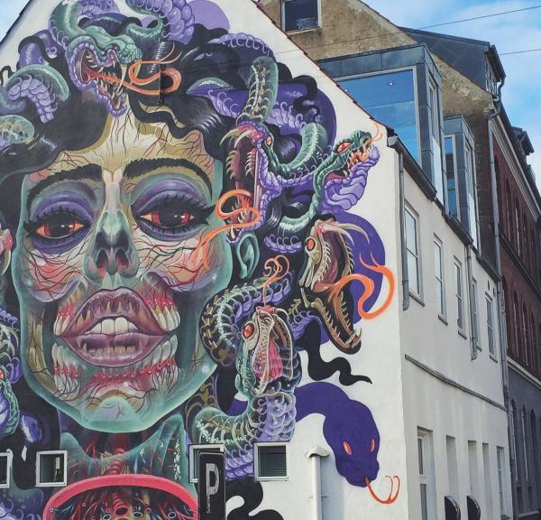 Street Art i Reberbansgade by Nychos
