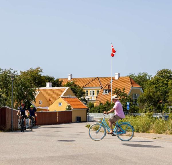 Cyklist i Skagen