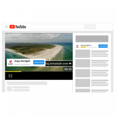 Eksempel på YouTube kampagne