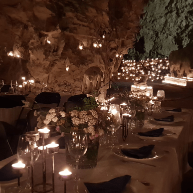 Dine in the mine 
