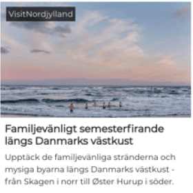 Sverige Kampagne, Familievenlige strande