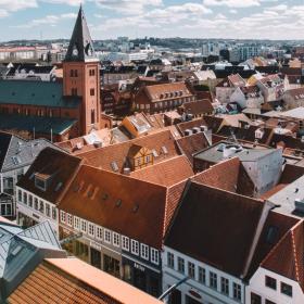 Aalborg fra oven, Salling Rooftop