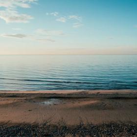 En strand på Læsø